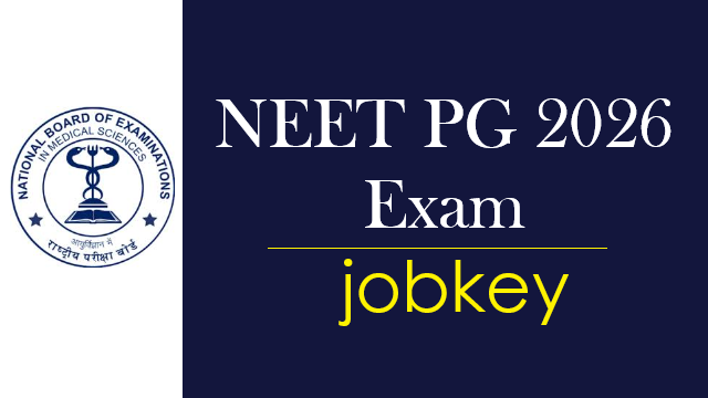 NEET PG 2026 Online Form-jobkey